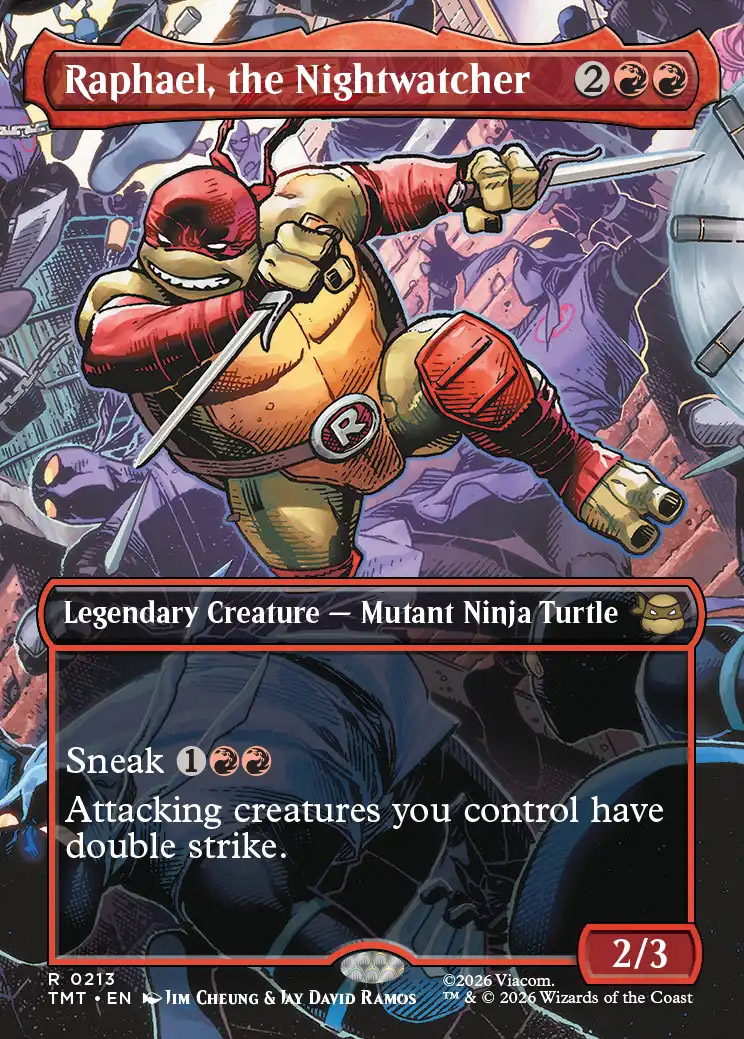Teenage Mutant Ninja Turtles Foil: Swamp (0307 - Surge Foil)