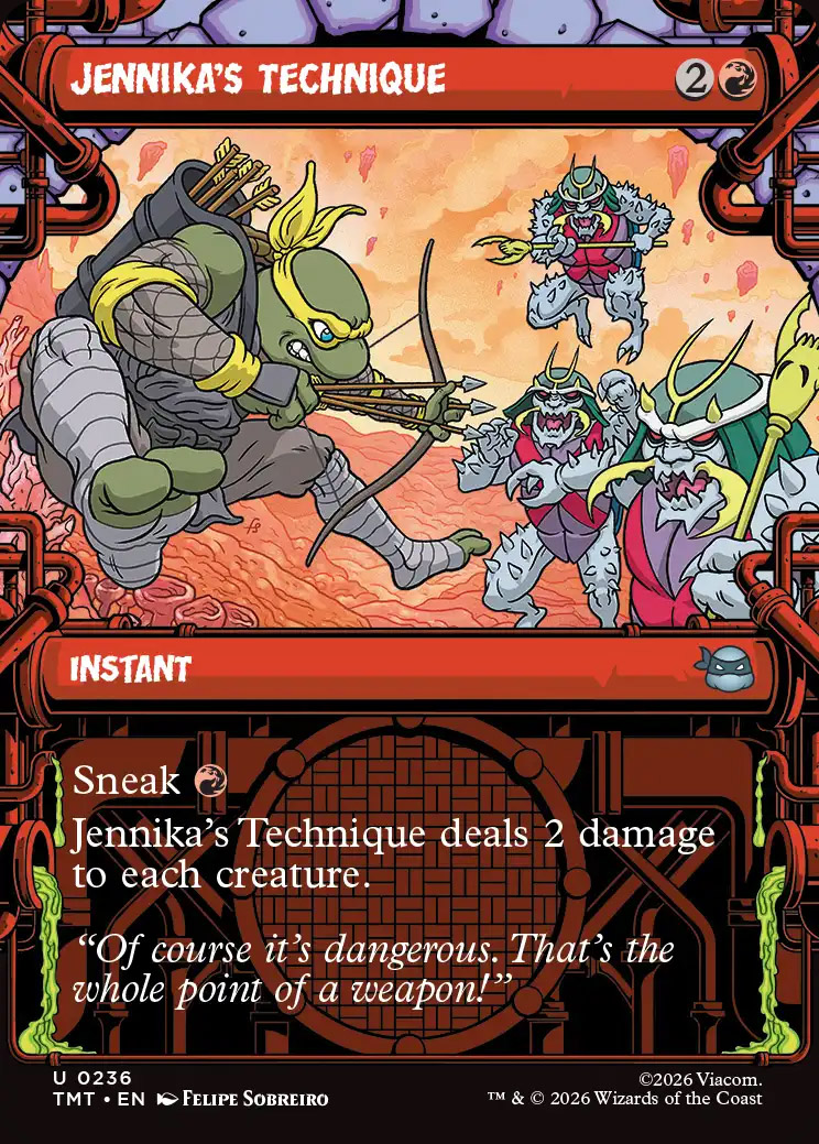 Teenage Mutant Ninja Turtles Variants Foil: Jennika's Technique