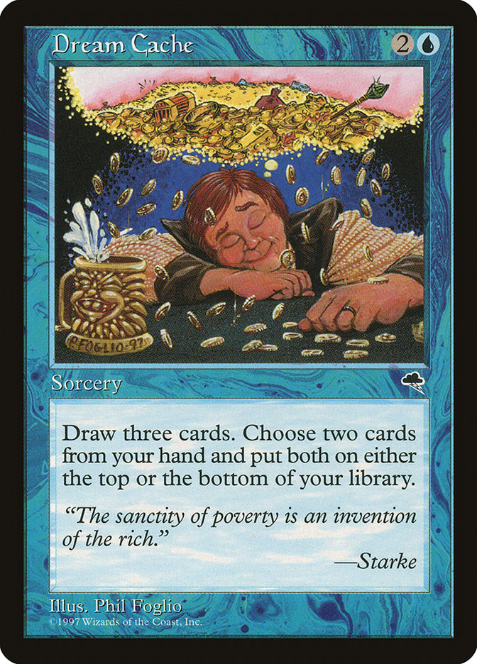 card cache mtg Stratagem Commander's Giant Deck Box with Divider - Holds 120+ Double Sleeved EDH Trading Cards | TCG Pro Plastic Deck Protector & Storage Accessory then put two cards from your hand both on top of your library or both on the bottom of your library. Magic The Gathering - Bloomburrow
