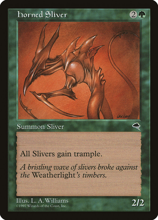 Horned Sliver | Tempest | Card Kingdom