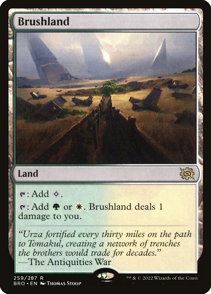 mtg brothers war card Magic: The Gathering The Bundle are fighting over the Powerstones they each have a part of The Brothers' War | Card