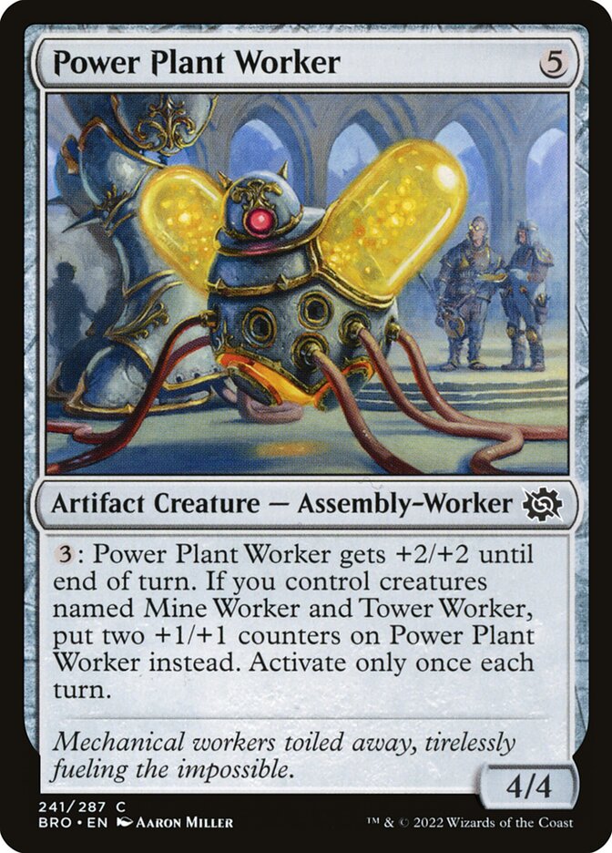 Power Plant Worker | The Brothers' War | Standard | Card Kingdom