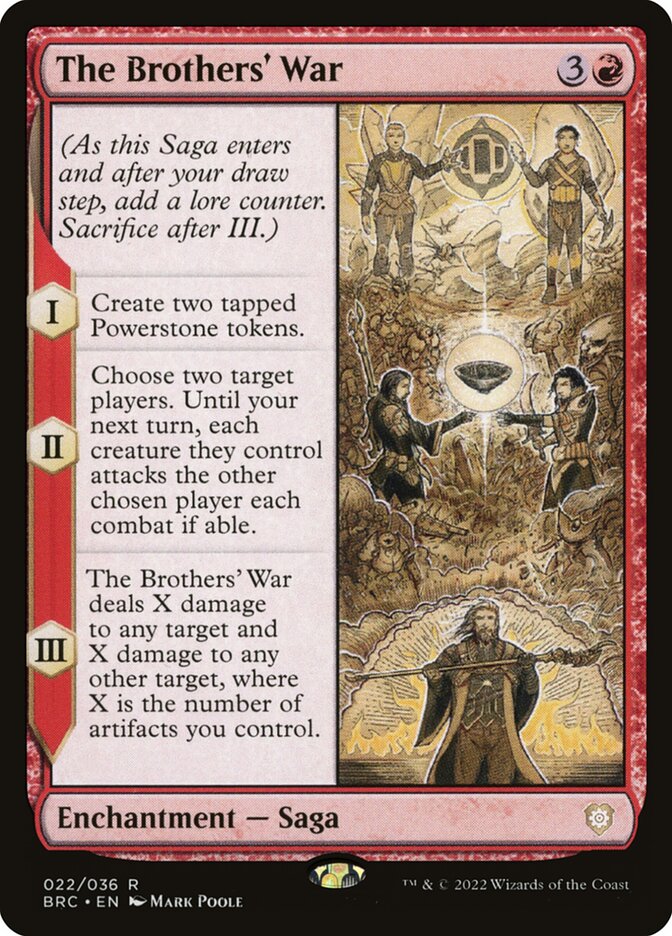 mtg the brothers war commander decks  Gopher Games The Gathering The Brothers' War Commander Deck