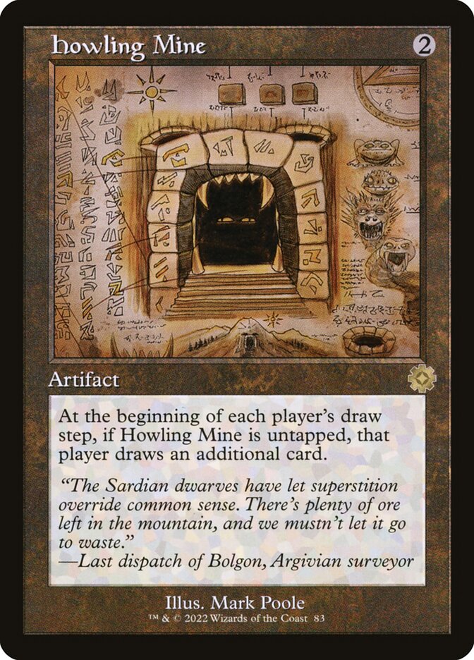 Howling Mine | The Brothers' War Retro Artifacts | Card Kingdom