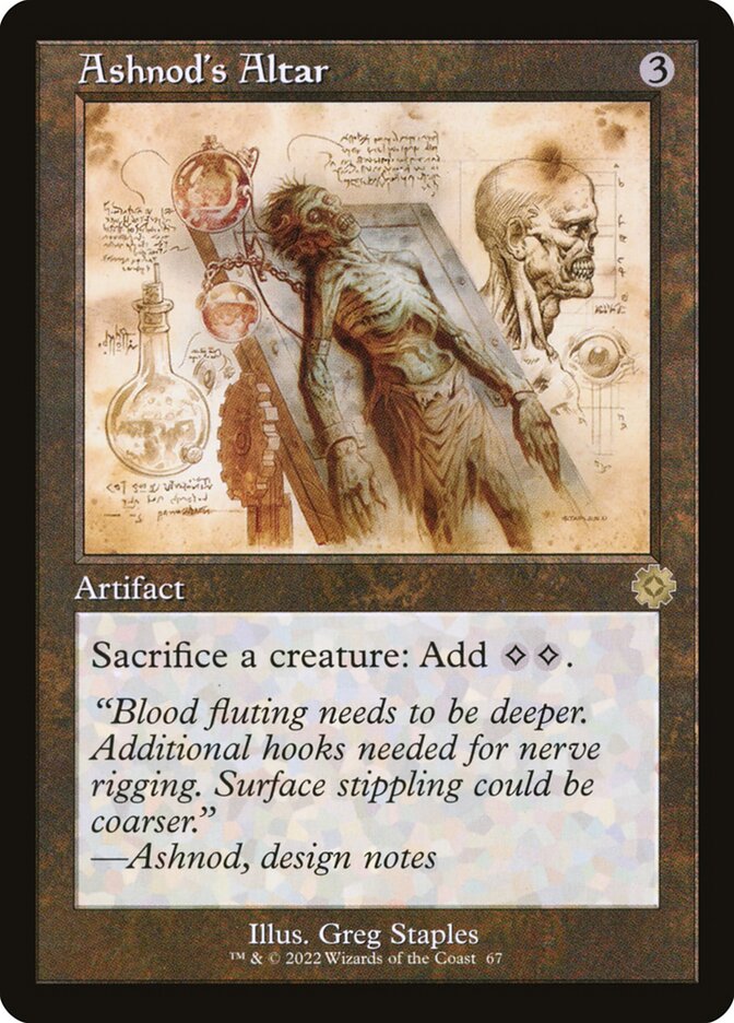 mtg schematic cards Magic The Gathering - The Brothers War - Retro Artifacts West Magic Retro Artifacts schematic serial number