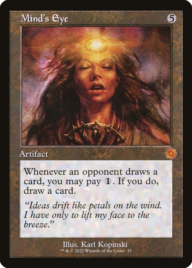 Magic The Gathering The Brothers' War Retro Artifacts Mythic Rare Mind's Eye #33 [Retro Frame]