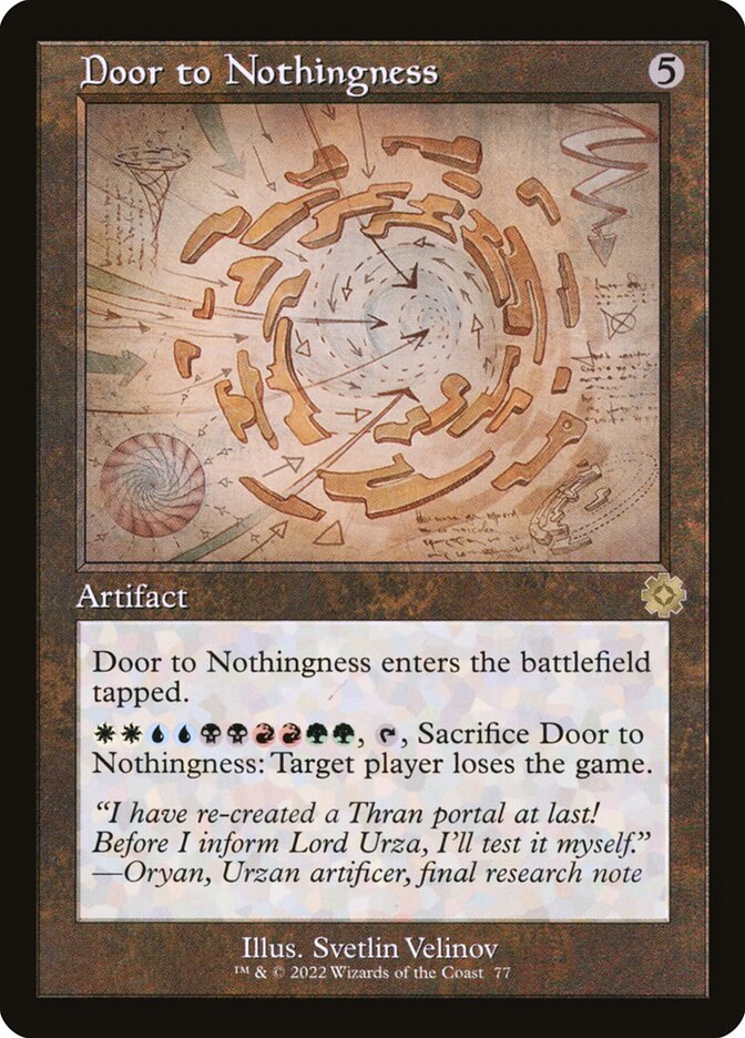 mtg brothers war schematic cards Well of Lost Dreams (Retro Schematic) [The Brothers' War Retro Artifac