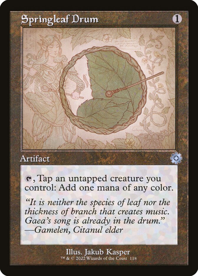 Springleaf Drum | The Brothers' War Retro Artifacts | Card Kingdom