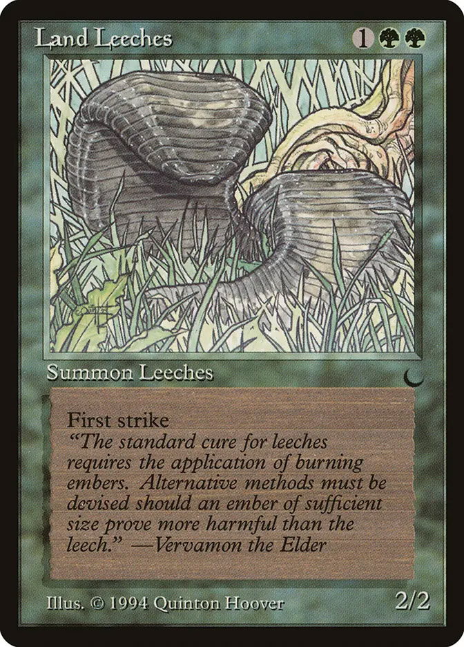 leeches mtg card SOS] Leech Collector // Bloodletting (Card Image Gallery) : r/magicTCG it becomes night next turn.) Gargantuan Leech - The Lost