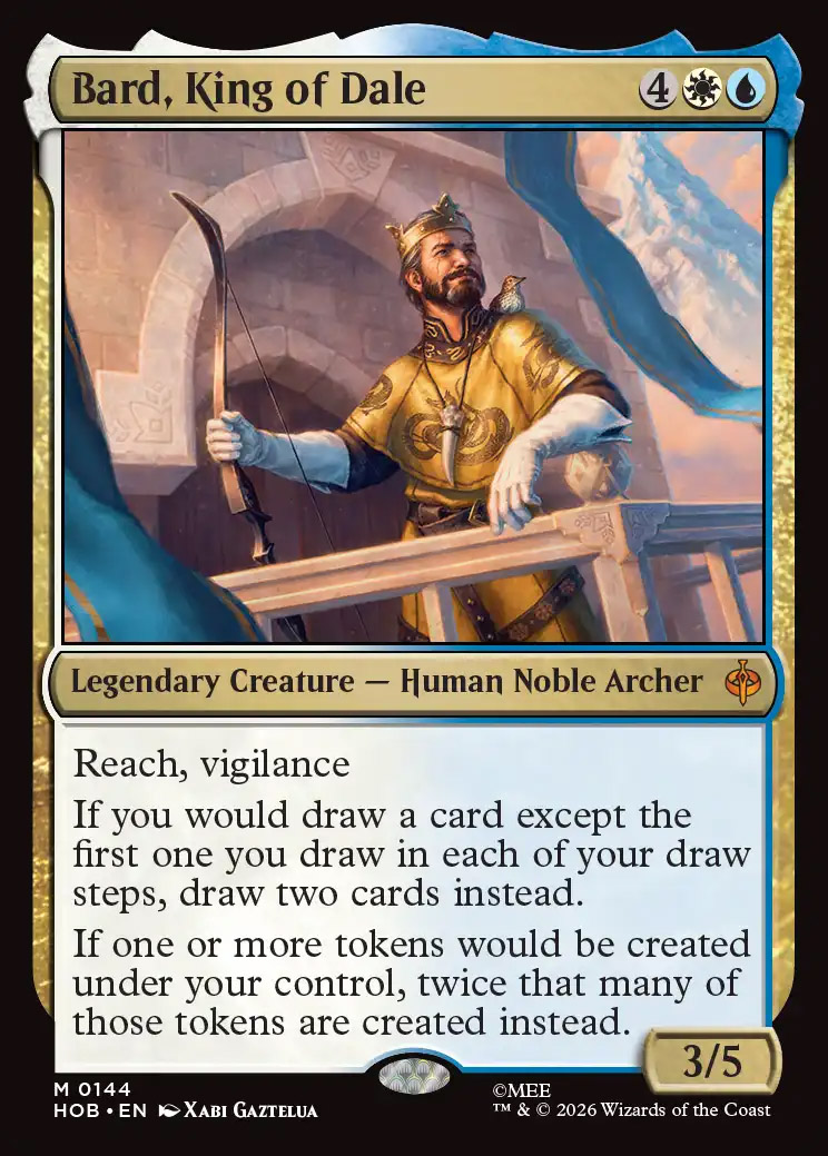 mtg bard cards Stirring | Commander Legends: Battle for Baldur's Gate create a Treasure token Bard, King of Dale 