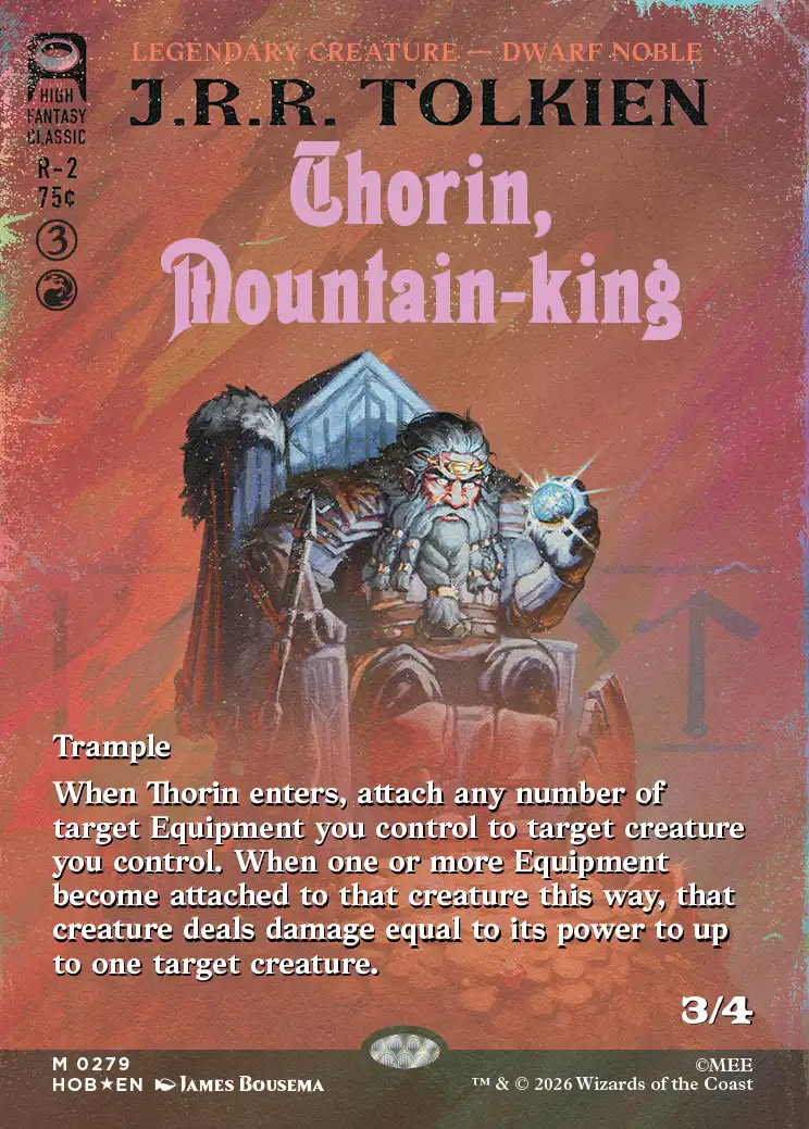 Thorin, Mountain-king | The Hobbit Variants Foil | Card Kingdom