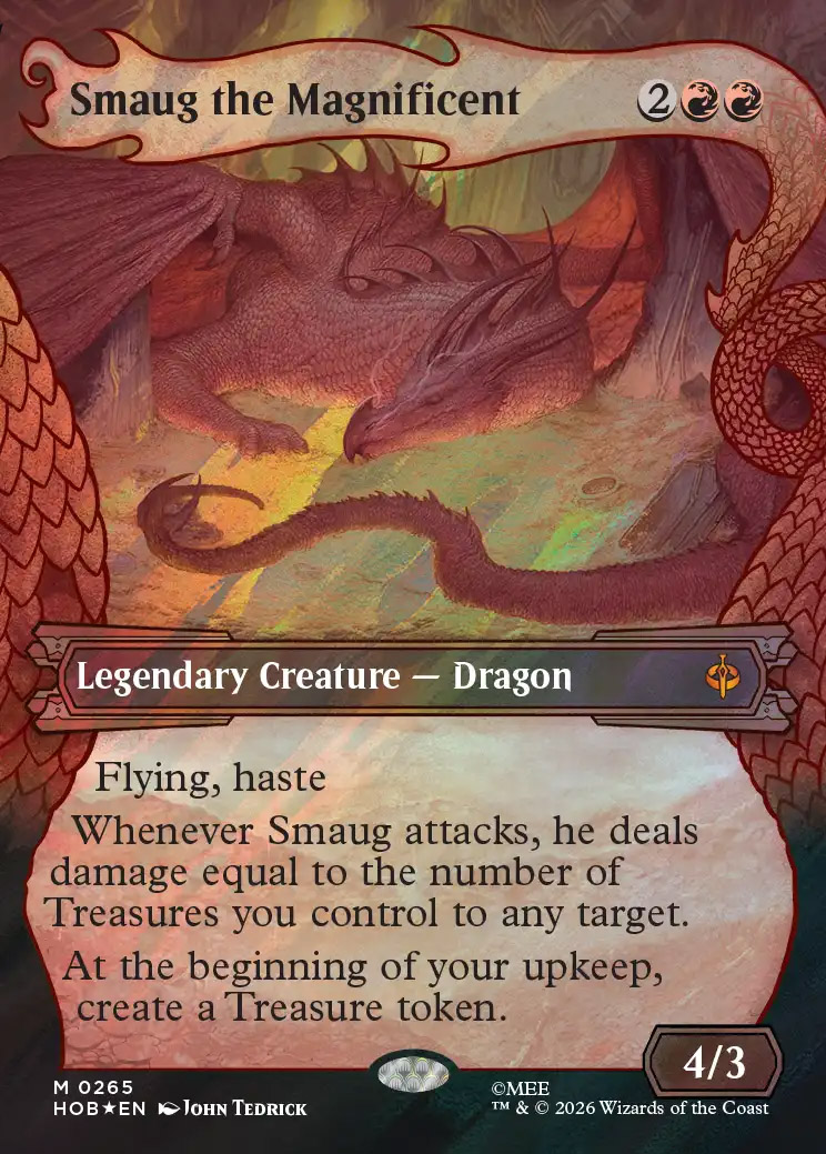 Smaug the Magnificent | The Hobbit Variants Foil | Card Kingdom