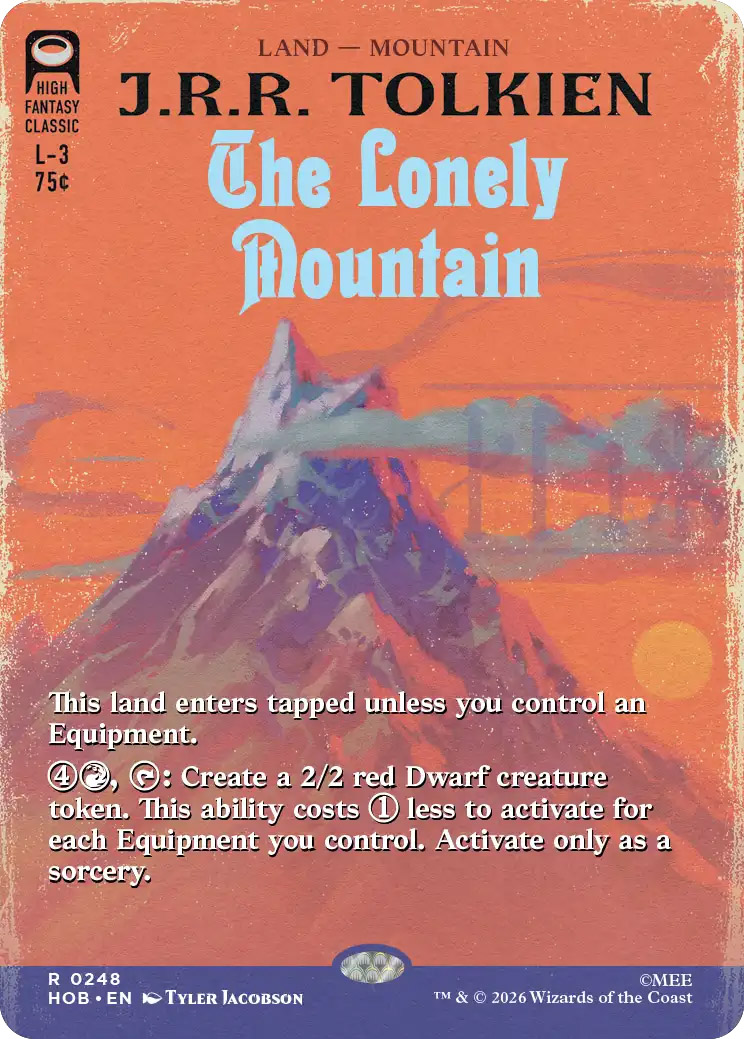 The Lonely Mountain | The Hobbit Variants Foil | Card Kingdom