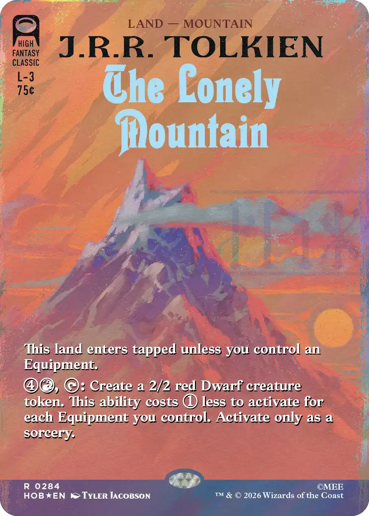 The Lonely Mountain | The Hobbit Variants Foil | Card Kingdom