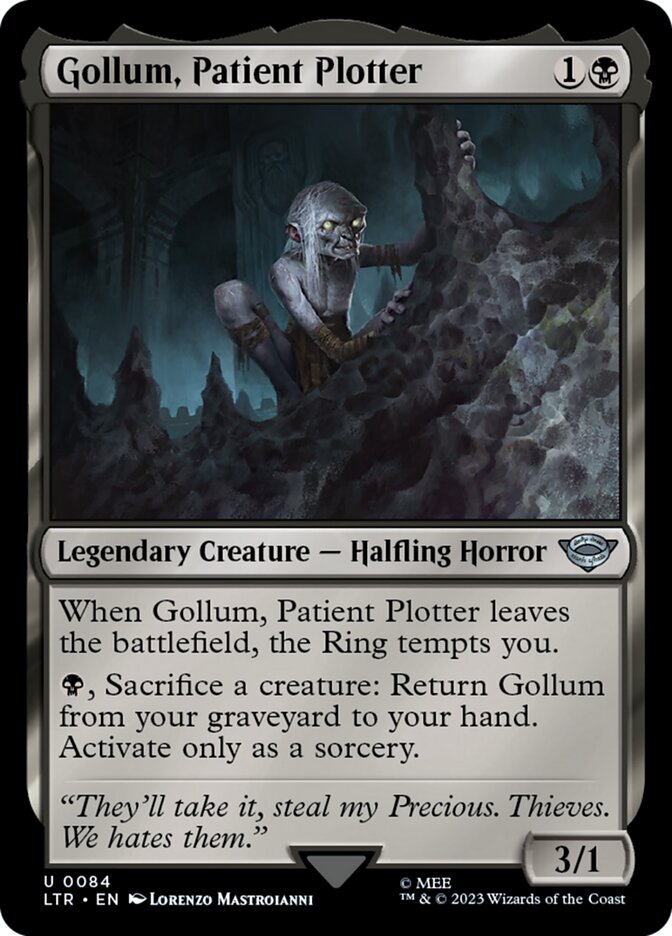 Gollum, Patient Plotter | The Lord of the Rings: Tales of Middle-earth Foil  | Modern | Card Kingdom