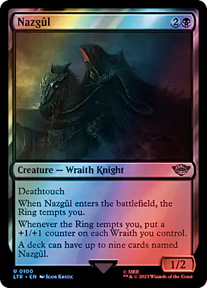 all nazgul cards mtg Lord of the LotR INSTANTS and SORCERIES Magic Custom Comman CommanderComplete A deck can have up to nine cards named Nazgl. Nazgul | The Lord of