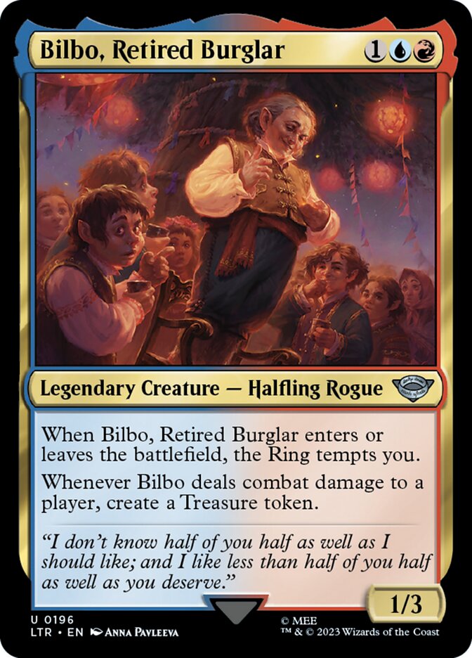 Bilbo, Retired Burglar | The Lord of the Rings: Tales of Middle-earth Foil  | Modern | Card Kingdom