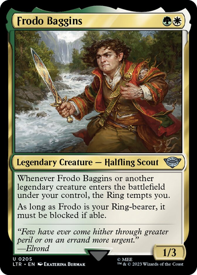 mtg hebrew cards Gandalf, Friend of the Shire [The Lord of the Rings: Tales of Middle-E main image 1