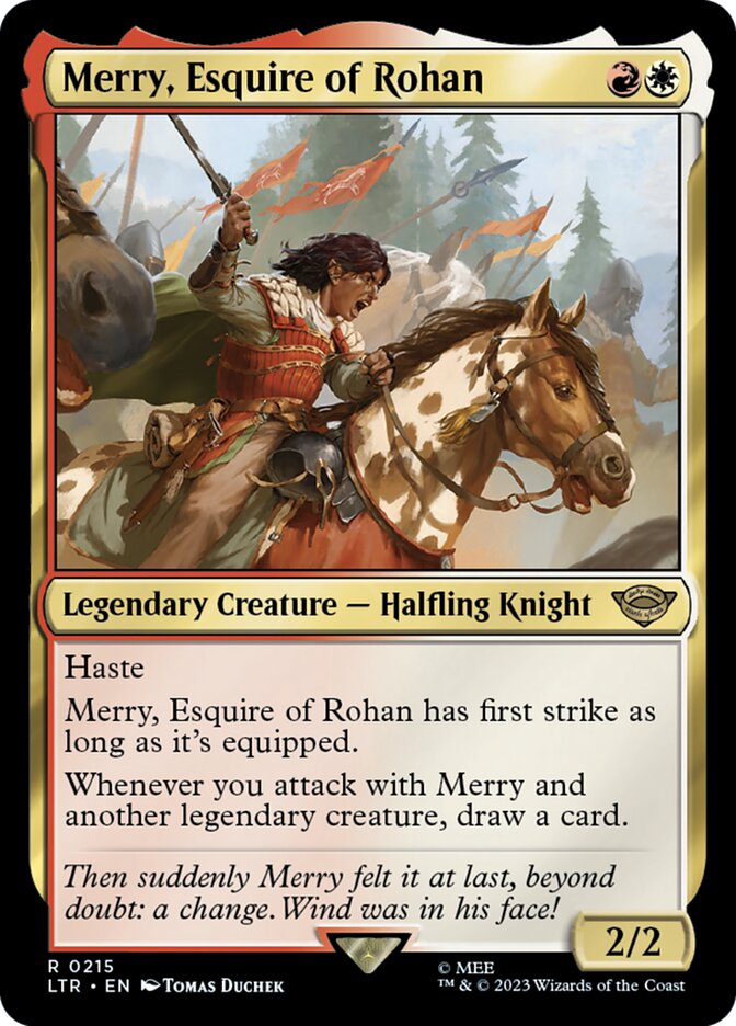 merry mtg card Merry and Pippin, Warden of Isengard PARTNERS Lotr LIFEGAIN Magic MTG –  CommanderComplete main image 1