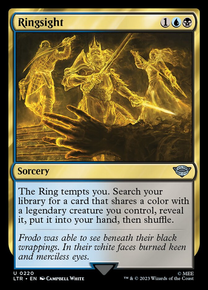 Ringsight | The Lord of the Rings: Tales of Middle-earth | Modern | Card  Kingdom