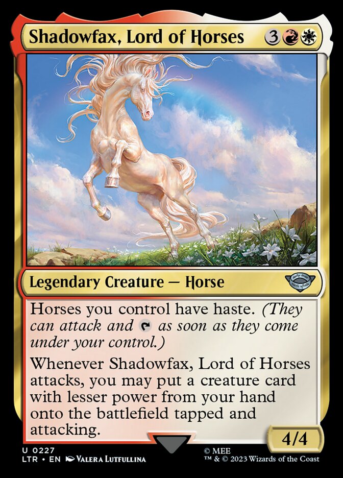 bill the pony mtg card Magic The Gathering - The Lord of the Rings - Tales of Middle-Earth - Bill  the Pony main image 1