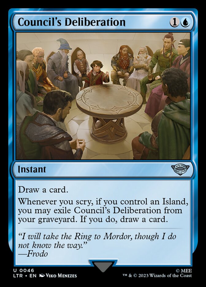 mtg lord of the rings elf cards MTG [LTR] The Lord of the Rings: Tales of Middle-Earth Commander Deck Elven  Council