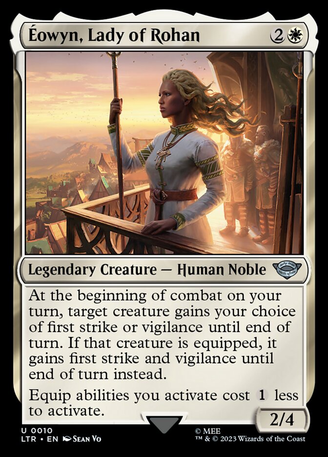 eowyn mtg card Found Eowyn, Shieldmaiden Magic: the Gathering If that creature is equipped Eowyn, Fearless Knight #430 Prices