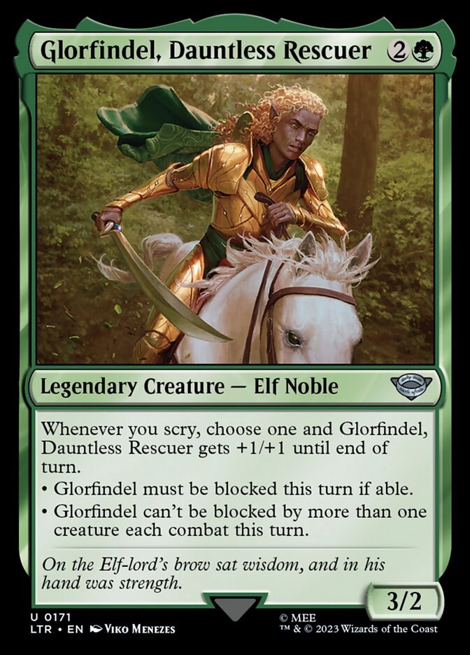 Glorfindel, Dauntless Rescuer | The Lord of the Rings: Tales of  Middle-earth Foil | Modern | Card Kingdom