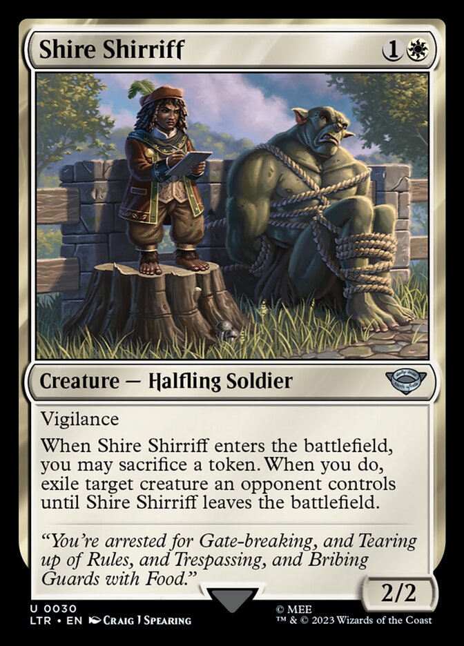Shire Shirriff | The Lord of the Rings: Tales of Middle-earth | Modern |  Card Kingdom
