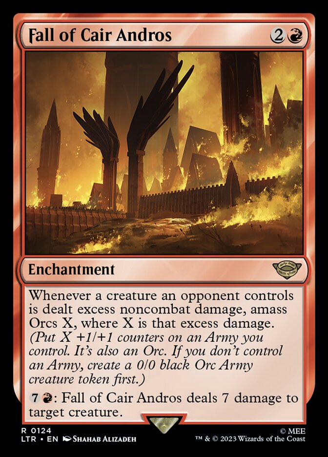 Fall of Cair Andros | The Lord of the Rings: Tales of Middle-earth Foil |  Modern | Card Kingdom