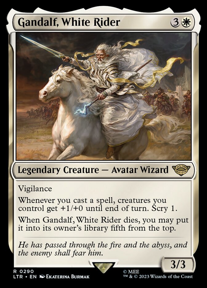 Gandalf, White Rider | The Lord of the Rings: Tales of Middle-earth |  Modern | Card Kingdom