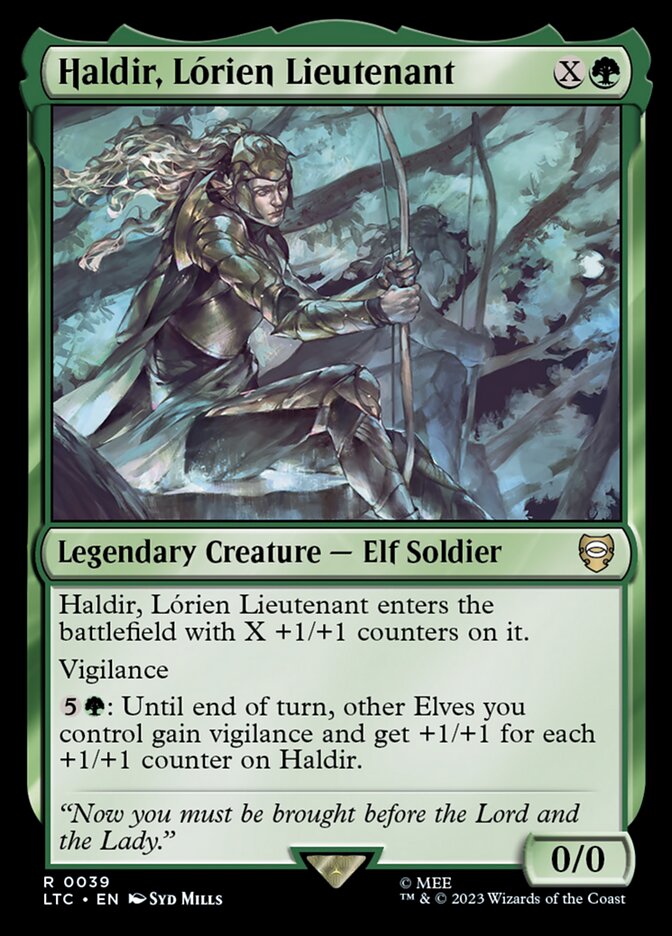mtg commander deck lotr Enduring Enchantments (White-Black-Green) Commander Deck main image 1