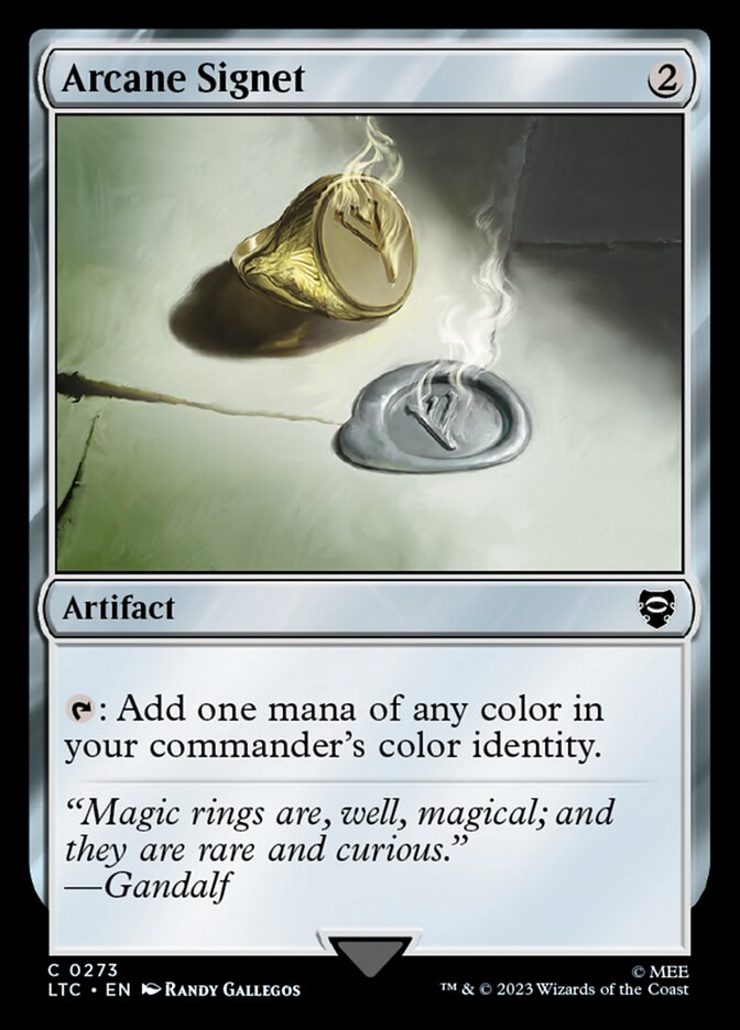 Arcane Signet | The Lord of the Rings: Tales of Middle-earth Commander Decks  | Commander | Card Kingdom