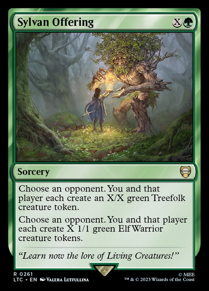 Sylvan Offering | The Lord of the Rings: Tales of Middle-earth Commander  Decks | Commander | Card Kingdom