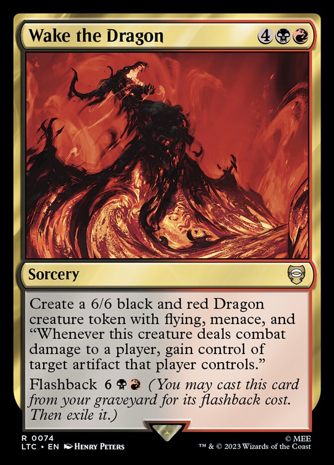 mtg dragon tribal commander deck The Ur-Dragon ULTIMATE Dragon Tribal Five-Color Magic MTG Commander Deck