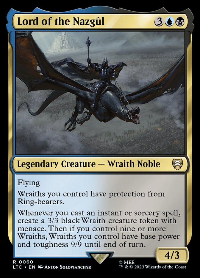 Sauron, Lord of the Rings | The Lord of the Rings: Tales of Middle-earth Commander  Decks Foil | Commander | Card Kingdom
