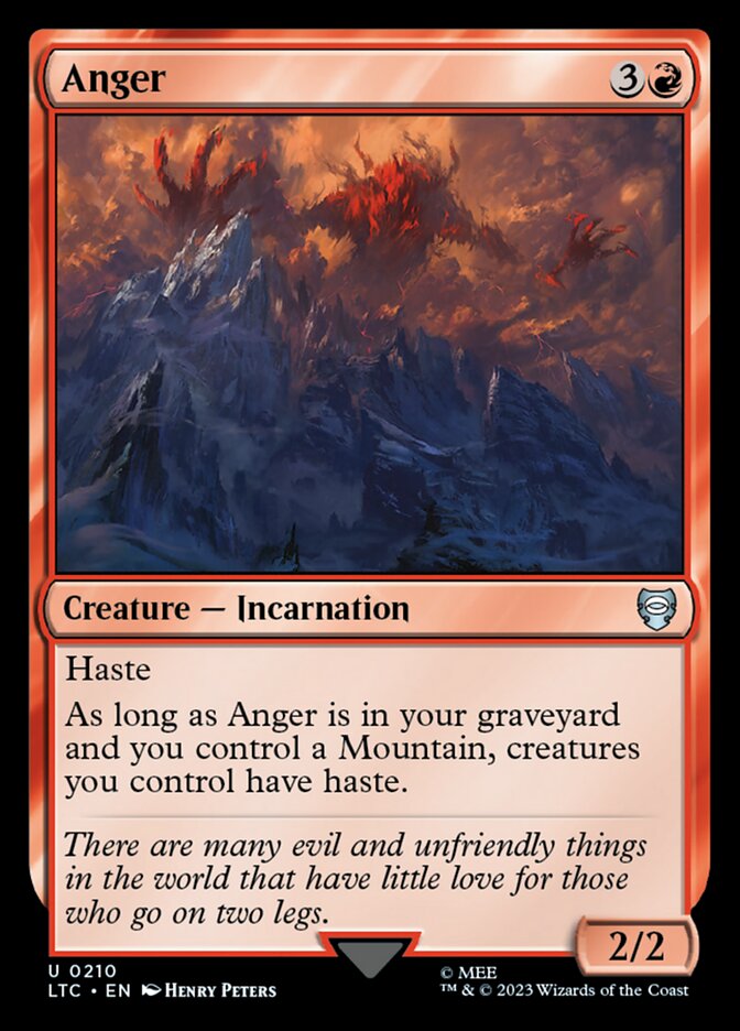 Anger | The Lord of the Rings: Tales of Middle-earth Commander Decks |  Commander | Card Kingdom