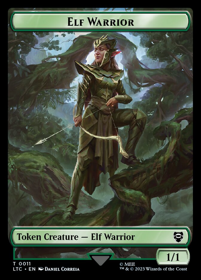 Elf Warrior Token // Treasure Token | The Lord of the Rings: Tales of  Middle-earth Commander Decks | Commander | Card Kingdom