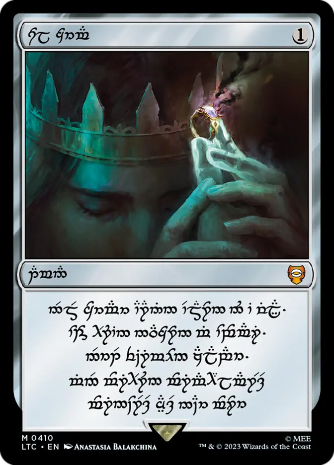 lord of the rings mtg commander cards LotR When her uncle Sol Ring | The Lord