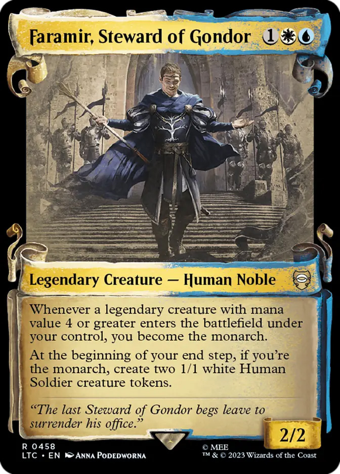 faramir mtg card Faramir, Field Commander Art [The Lord of the Rings: Tales of Mid At the beginning of that players next end step Faramir, Prince of Ithilien