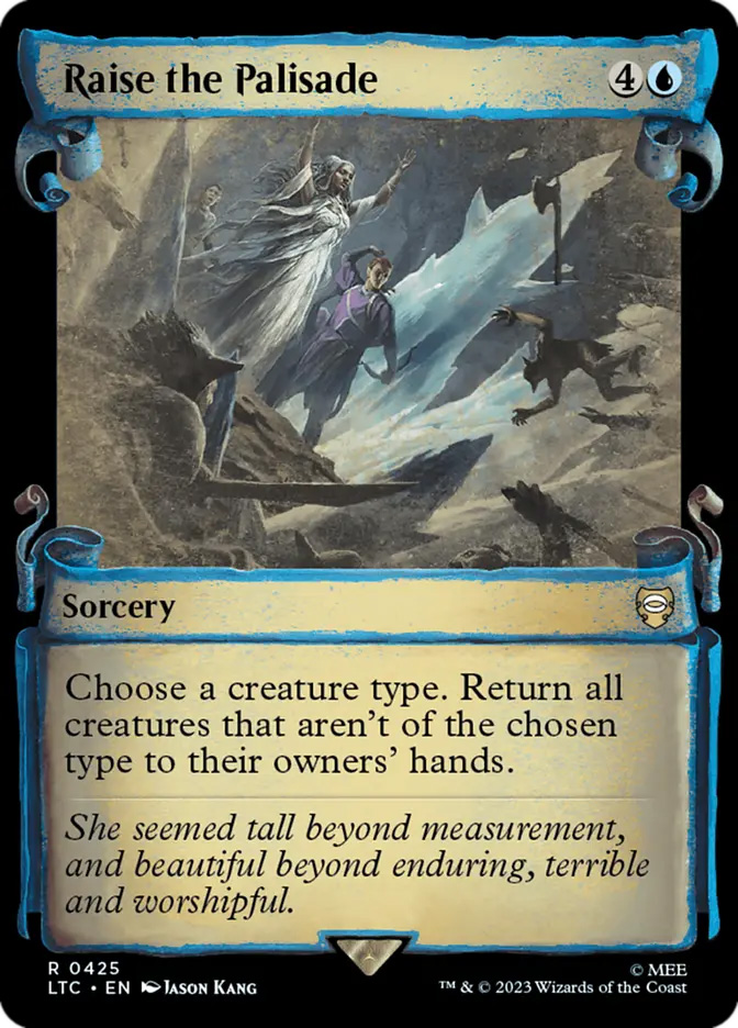 MTG 矢来を上げよ Raise the Palisade FOIL Raise the Palisade