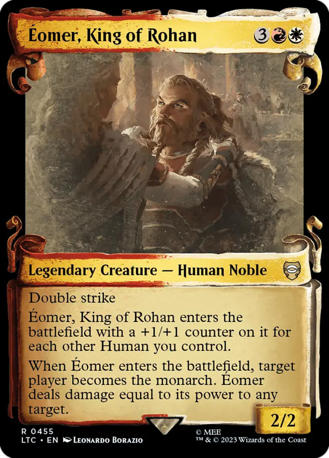 theoden mtg card Let's Build  THEODEN, KING OF ROHAN  for PDH (Pauper Commander) Boros Humans Tribal The Gathering Theoden, King of Rohan