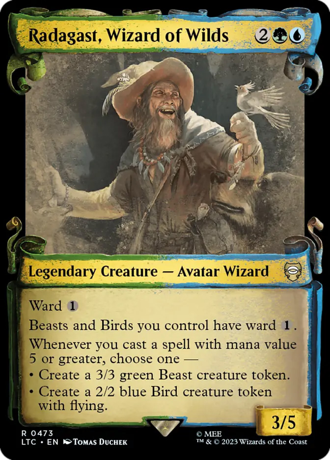 radagast mtg card the brown Magic The Gathering Put the rest on the bottom of your library in a random order. Radagast the Brown MTG -