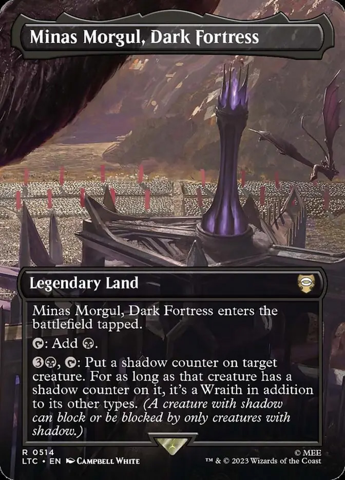 minas morgul mtg card Morgul, Dark Fortress | The Lord of the Rings: Tales of Middle-earth Commander Decks Variants Foil | Commander the Tower of Sorcery.” —Elrond Gorbag di Minas Morgul MTG