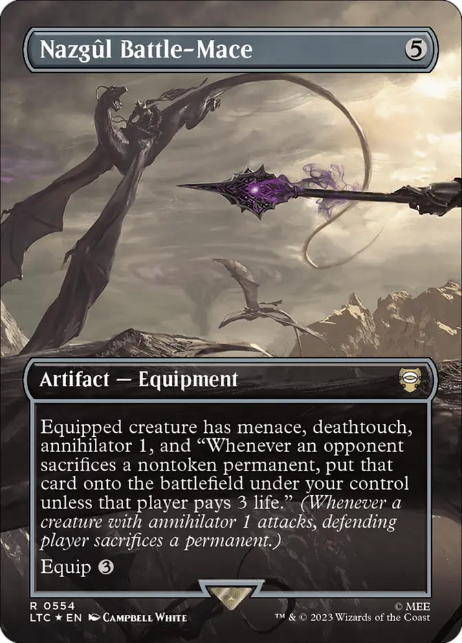 mtg nazgul commander deck Lord of the Nazgûl (Whenever a creature with annihilator 1 attacks Nazgul Battle-Mace | The Lord