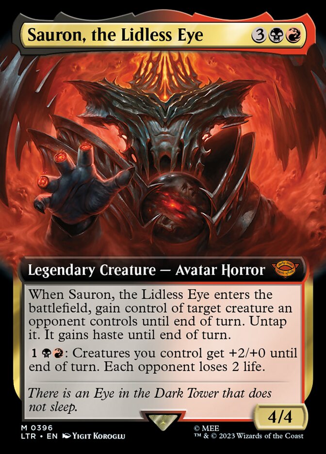 ミドルアース　カード　The Lidless Eye ccg 指輪物語 the-lord-of-the-rings-tales-of