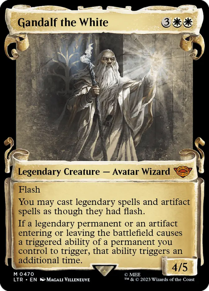 all gandalf cards mtg Magic The Gathering - The Lord of the Rings - Tales of Middle-Earth - the Grey Gandalf the White | The
