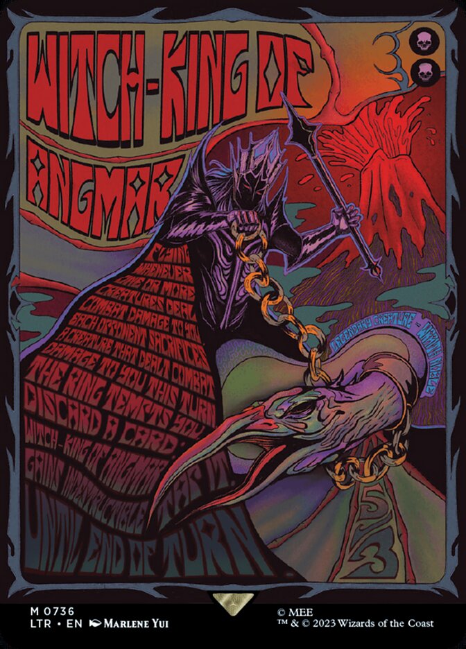 sauron poster card mtg Sauron, the Dark Lord (Borderless Poster) - Universes Beyond: The Lord of  the Rings: Tales of Middle-earth