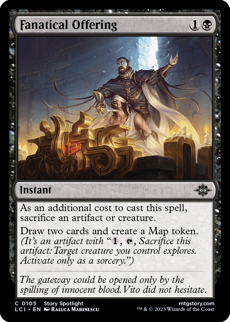 Fanatical Offering | The Lost Caverns of Ixalan Foil | Standard | Card  Kingdom