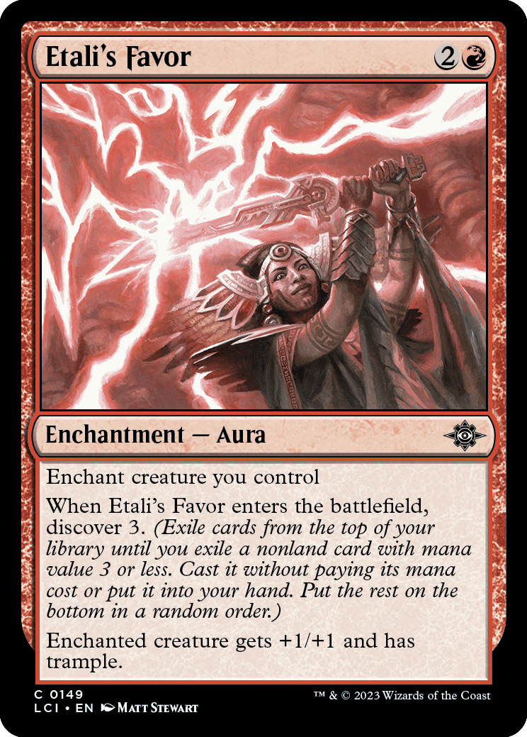 mtg exile cards from the top of your library until Stella Lee, Wild Card - Extended Art Magic The Gathering The List